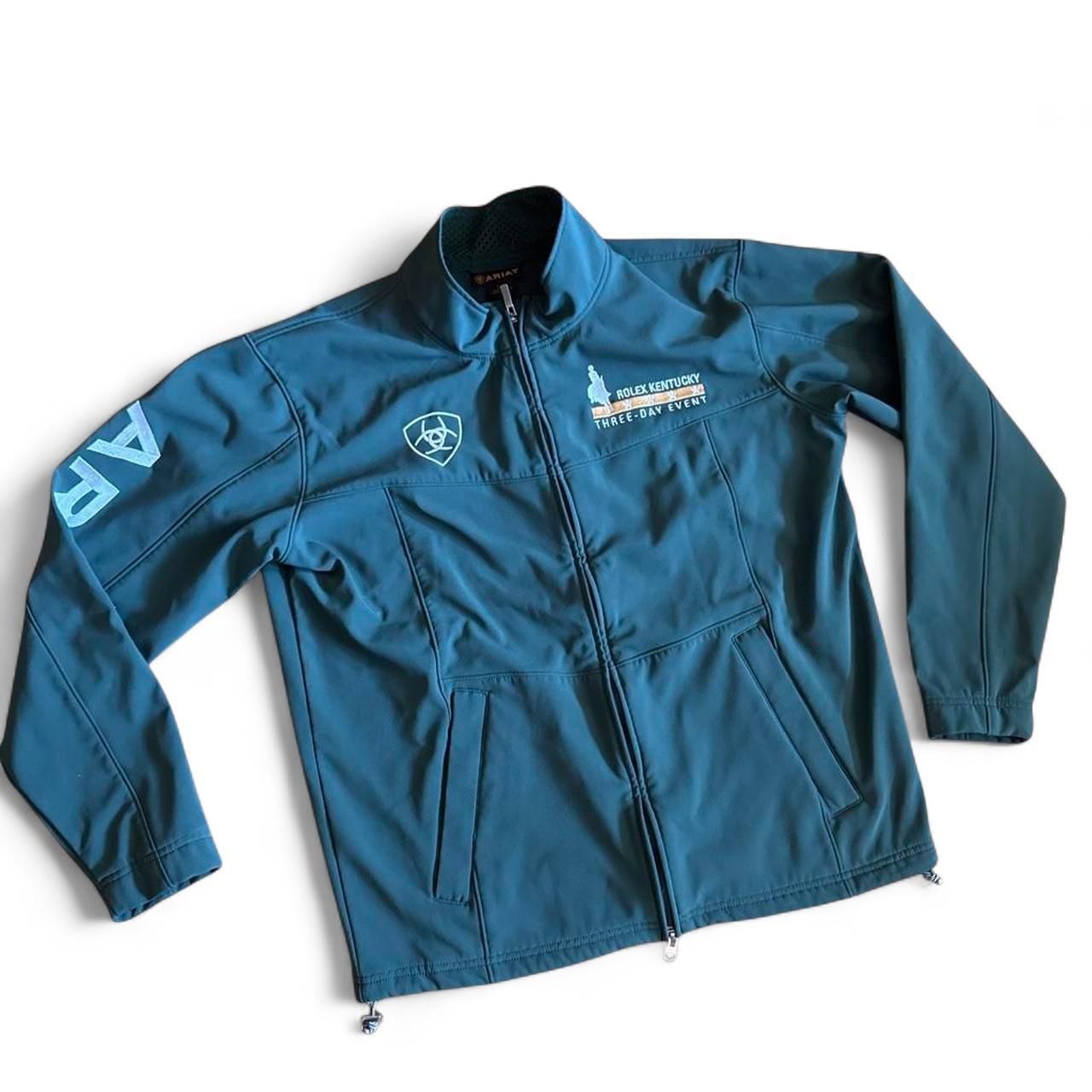 Ariat Special Edit Rolex Kentucky Three Day Event Green Softshell Jacket Mens L